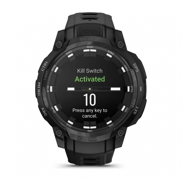 �����-�������� Garmin Instinct Crossover AMOLED Tactical Black with Black Silicone (010-03398-42) - �������� 7