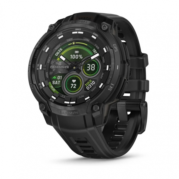�����-�������� Garmin Instinct Crossover AMOLED Tactical Black with Black Silicone (010-03398-42) - �������� 11