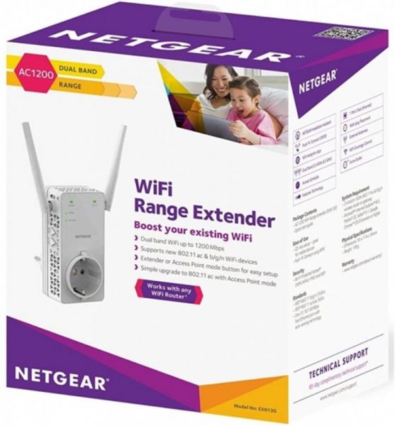 NETGEAR  WiFi- EX6130 AC1200 EX6130-100PES -  5
