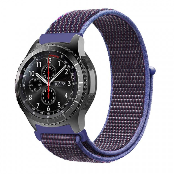 ������� BeCover Nylon Style ��� Samsung Galaxy Watch 42mm/Watch Active/Active 2 40/44mm/Watch 3 41mm/Gear S2 Classic/Gear Sport Purple (705821) - �������� 1