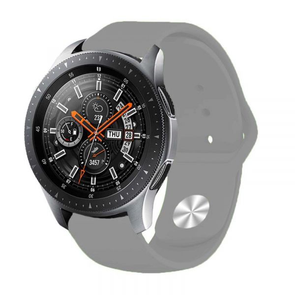 ���������� ������� BeCover ��� Samsung Galaxy Watch 42mm/Watch Active/Active 2 40/44mm/Watch 3 41mm/Gear S2 Classic/Gear Sport Gray (706180) - �������� 4