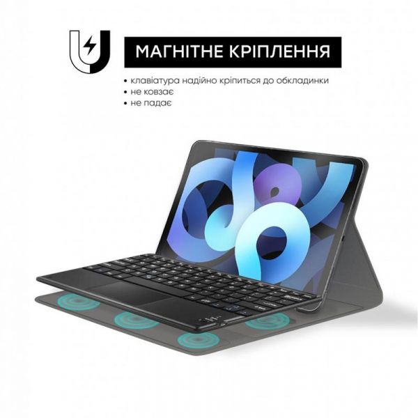 ����� �� �������� AirOn Premium iPad Air 4 10.9" Bluetooth keyboard touchpad (4822352781051) - �������� 5