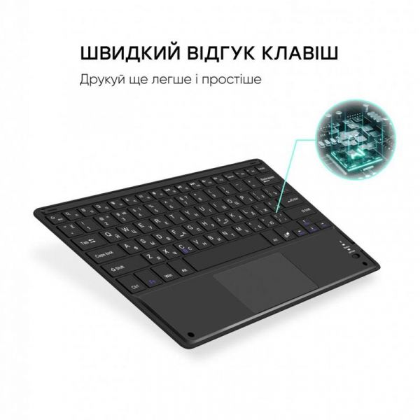����� �� �������� AirOn Premium iPad Air 4 10.9" Bluetooth keyboard touchpad (4822352781051) - �������� 7