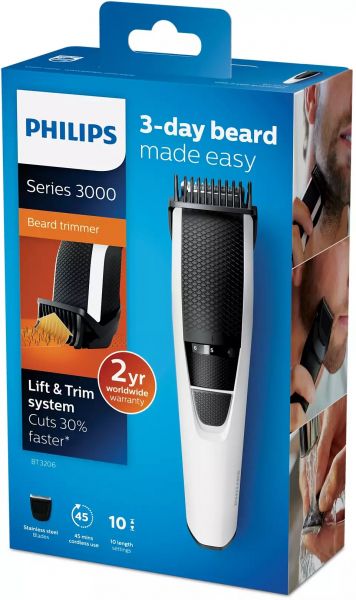 ������ ��� ������ Philips BT3206/14, Black, ���� � ��������� ����, ������� 0,5�10 ��, ������ �� ����������� - �������� 3