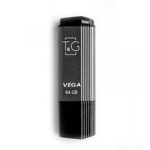 USB Flash Drive 64Gb T&G 121 Vega series Grey (TG121-64GBGY) - �������� 2