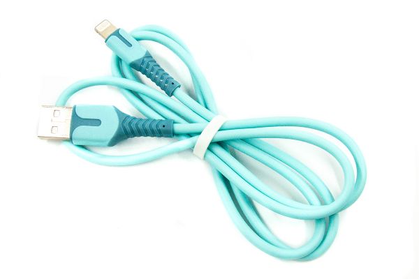  Dengos USB-Lightning 1 Blue (PLS-L-IND-SOFT-BLUE) -  1