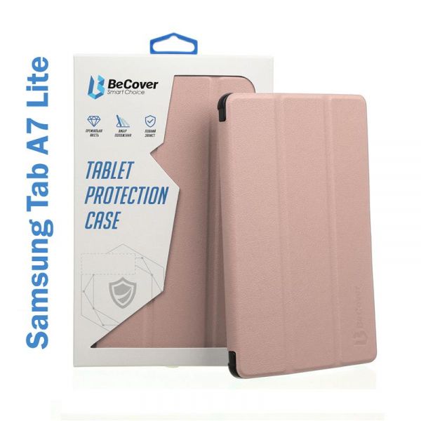 - BeCover Smart  Samsung Galaxy Tab A7 Lite SM-T220/SM-T225 Rose Gold (706460) -  1