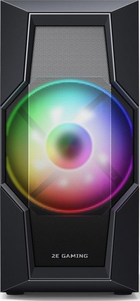 ������ 2E Gaming TURBO (G2057B), Black, ��� ��, Mid Tower, ��� ATX / Micro ATX / mini-ITX, 1x200 ARGB Fan / 3x120 ARGB Fan, ������� ������ �� ����������� ������ (2E-G2057B) - �������� 3