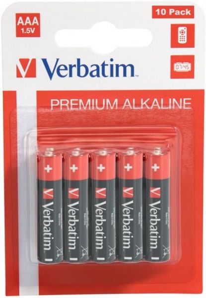  Verbatim Alkaline AAA/LR03 BL 10 -  1