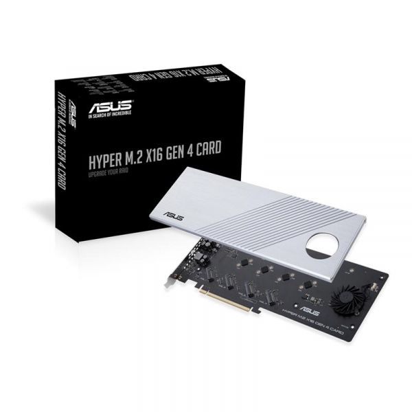 ��������� PCI-E Asus Hyper M.2 X16 PCIe 4.0 X4 Expansion Card GEN 4 (90MC08A0-M0EAY0) - �������� 2