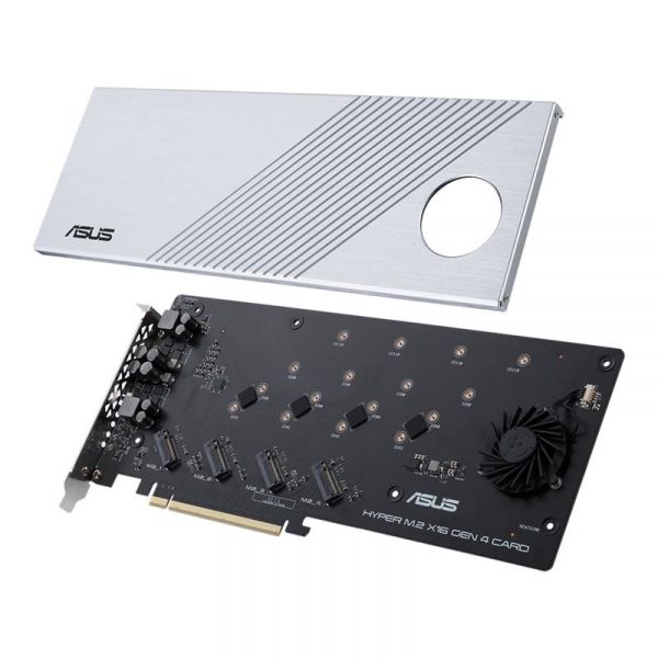 ��������� PCI-E Asus Hyper M.2 X16 PCIe 4.0 X4 Expansion Card GEN 4 (90MC08A0-M0EAY0) - �������� 4