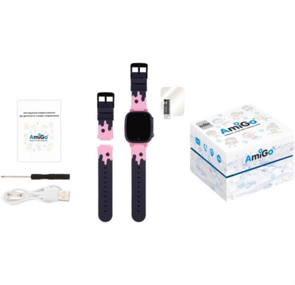 ������� �����-���� AmiGo GO008 Milky GPS WiFi Pink - �������� 6
