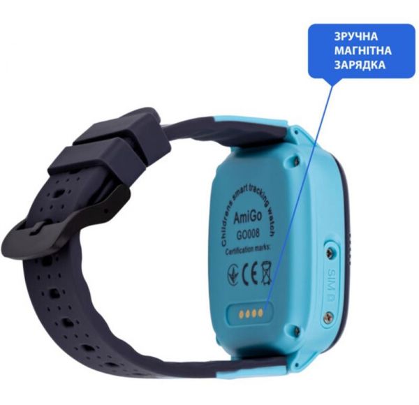 ������� �����-���� AmiGo GO008 Milky GPS WiFi Blue - �������� 3