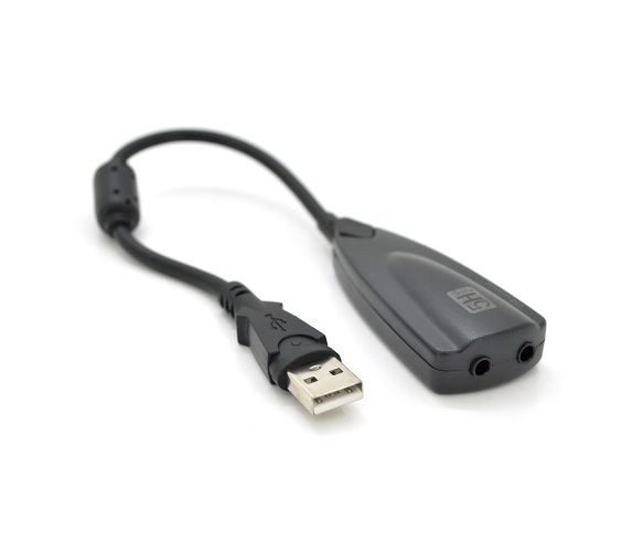   Voltronic USB-sound card (7.1) 3D sound Black (YT-SC-7.1/07386) -  1