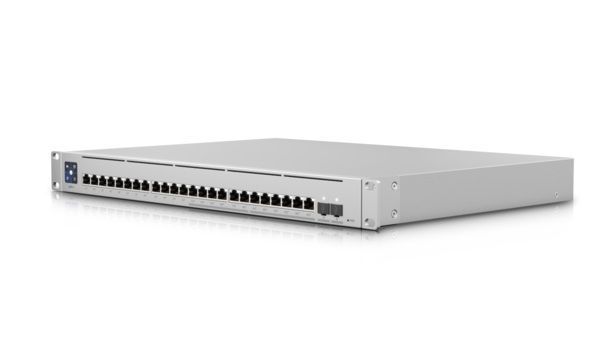 ���������� Ubiquiti UniFi USW-Enterprise-24-PoE (12x2.5GE PoE+,12xGE PoE+, 2xSFP+, max PoE 400W, L3) - �������� 1