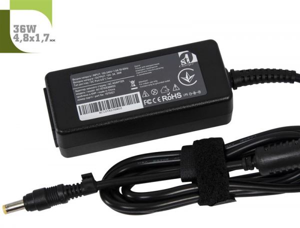 ���� ������� 1StCharger ��� �������� Asus 12V 36W 3A 4.8�1.7�� + ���.���. (AC1STAS36WD2) - �������� 1