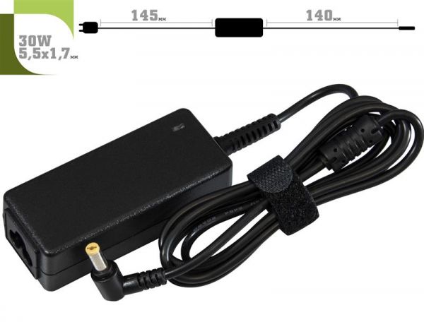 ���� �������� ��� �������� 1stCharger Dell 30W 19V 1.58A 5.5x1.7 ������� ������ Retail BOX (AC1STDE30WC) - �������� 1