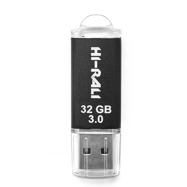 ����-����������� USB3.0 32GB Hi-Rali Rocket Series Black (HI-32GB3VCBK) - �������� 1