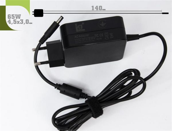   1stCharger   HP 65W 19.5V 3.33A 4.5x3.0 Wall Mount Retail BOX (WM1ST19.5V65W4530H) -  3