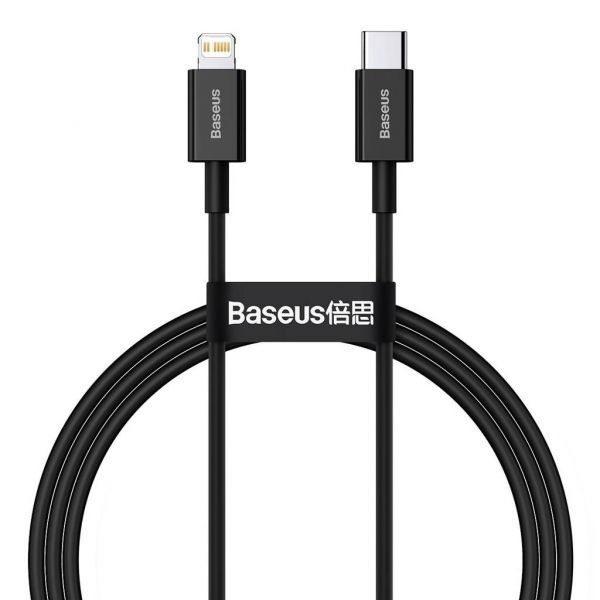 ������ Baseus Superior Fast Charging USB-C-Lightning, 1� Black (CATLYS-A01) - �������� 1