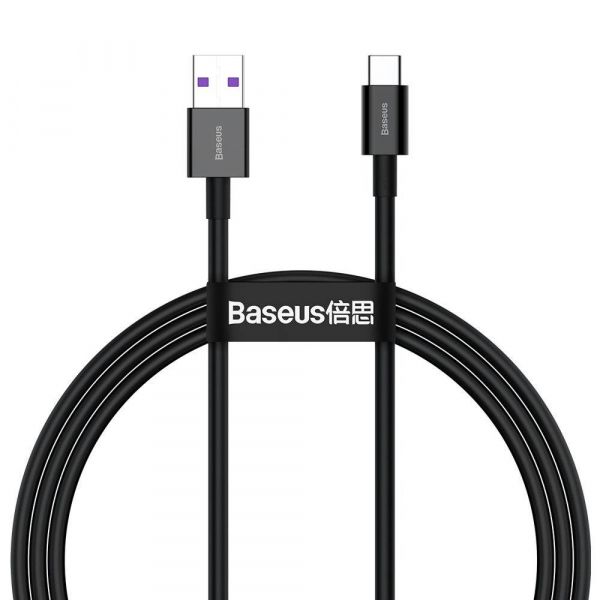  Baseus Superior Fast Charging USB-USB-C, 2 Black (CATYS-A01) -  1