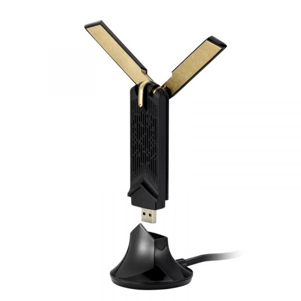 ������������ ������� Asus USB-AX56 (AX1800, WiFI 6, USB 3.2, MU-MIMO, OFDMA, 4T4R, WPA3, ������� �������) - �������� 1