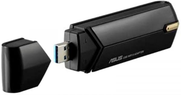 ������������ ������� Asus USB-AX56 (AX1800, WiFI 6, USB 3.2, MU-MIMO, OFDMA, 4T4R, WPA3, ������� �������) - �������� 2