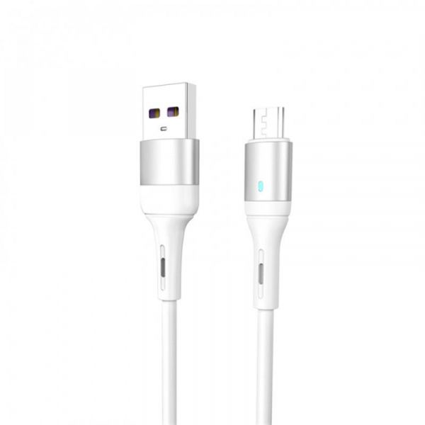 ������ SkyDolphin S06V LED Smart Power USB - microUSB 1�, White (USB-000558) - �������� 1