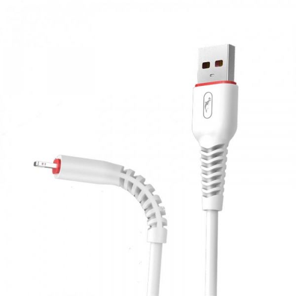  SkyDolphin S54L Soft USB - Lightning 1, White (USB-000429) -  1