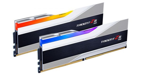  `i DDR5 2x16GB/6000 G.Skill Trident Z5 RGB Silver (F5-6000J3040F16GX2-TZ5RS) -  2