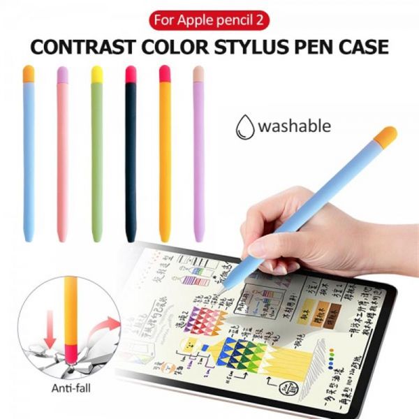 ����� Goojodoq Matt 2 Golor TPU ��� ������� Apple Pencil 2 Yellow/Pink (1005002071193896YP) - �������� 5