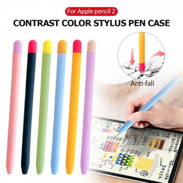 ����� Goojodoq Matt 2 Golor TPU ��� ������� Apple Pencil 2 Blue/Orange (1005002071193896BO) - �������� 6