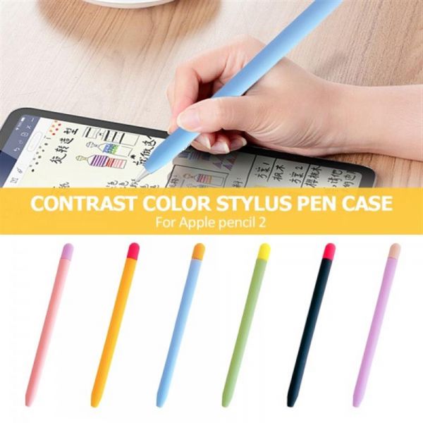 ����� Goojodoq Matt 2 Golor TPU ��� ������� Apple Pencil 2 Blue/Orange (1005002071193896BO) - �������� 8
