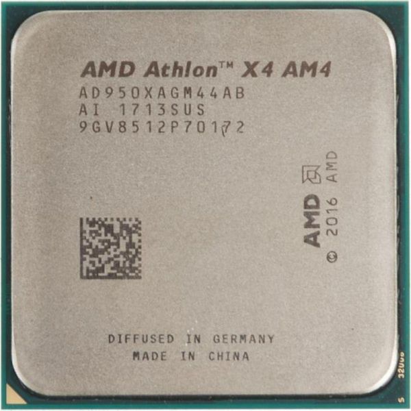  AMD (AM4) Athlon X4 950, Tray, 4x3.5 GHz (Turbo Boost 3.8 GHz), L2 2Mb, Bristol Ridge, 28 nm, TDP 65W (AD950XAGM44AB) -  1