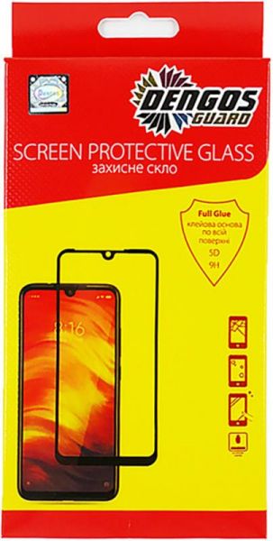 ���� ������� Dengos Full Glue Realme C11 2021 (black) (TGFG-197) - �������� 1