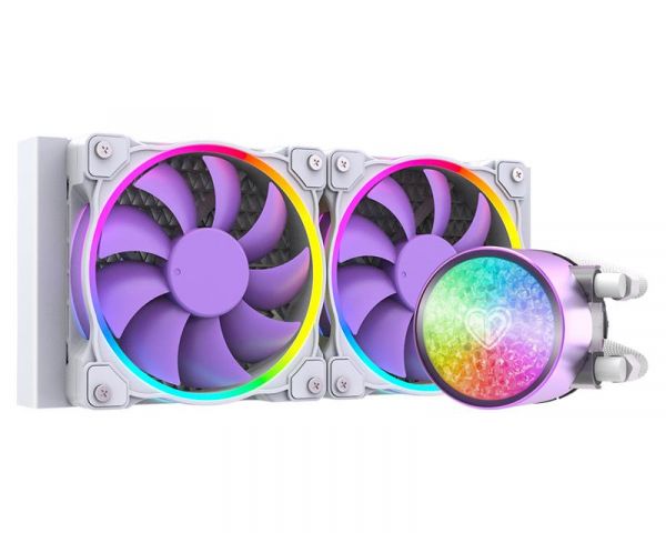    ID-Cooling Pinkflow 240 Diamond Purple, Intel: 1700/1200/2066/2011/1366/1151/1150/1155/1156, AMD: TR4/AM4/FM2+/FM2/FM1/AM3+/AM3/AM2+,  250  -  1