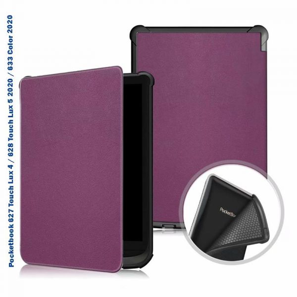 - BeCover Smart Case  PocketBook 606/616/617/627/628/632 Touch HD 3/632 Plus/632 Aqua/633 Purple (707154) -  1
