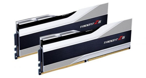  '  ' DDR5 32GB (2x16GB) 6000 MHz Trident Z5 Silver G.Skill (F5-6000J4040F16GX2-TZ5S) -  2