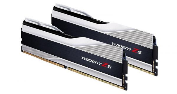  '  ' DDR5 32GB (2x16GB) 6000 MHz Trident Z5 Silver G.Skill (F5-6000J4040F16GX2-TZ5S) -  3