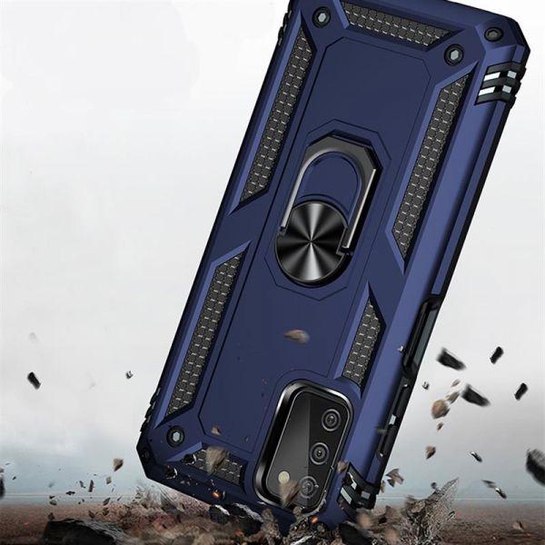 �����-�������� BeCover Military ��� Samsung Galaxy A03s SM-A037 Blue (707115) - �������� 4