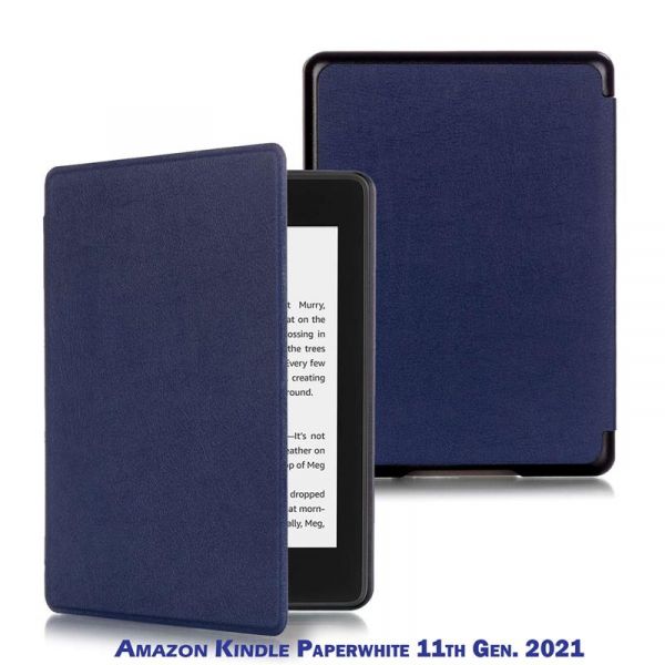 �����-������ BeCover Smart ��� Amazon Kindle Paperwhite 11th Gen. 2021 Deep Blue (707203) - �������� 1