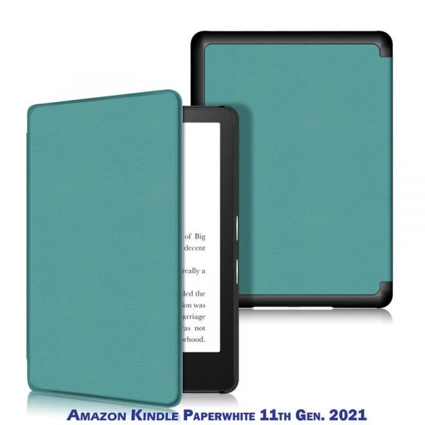 �����-������ BeCover Smart ��� Amazon Kindle Paperwhite 11th Gen. 2021 Dark Green (707204) - �������� 1