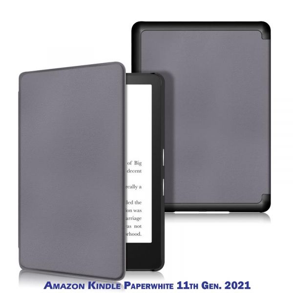 �����-������ BeCover Smart ��� Amazon Kindle Paperwhite 11th Gen. 2021 Gray (707205) - �������� 1