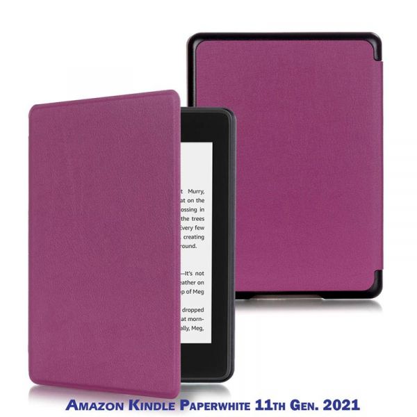 �����-������ BeCover Smart ��� Amazon Kindle Paperwhite 11th Gen. 2021 Purple (707206) - �������� 1