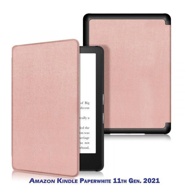 �����-������ BeCover Smart ��� Amazon Kindle Paperwhite 11th Gen. 2021 Rose Gold (707209) - �������� 1