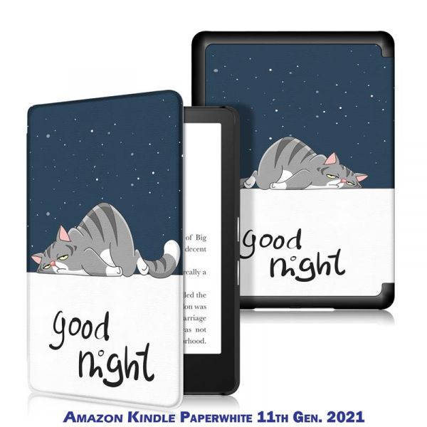 �����-������ BeCover Smart ��� Amazon Kindle Paperwhite 11th Gen. 2021 Good Night (707213) - �������� 1