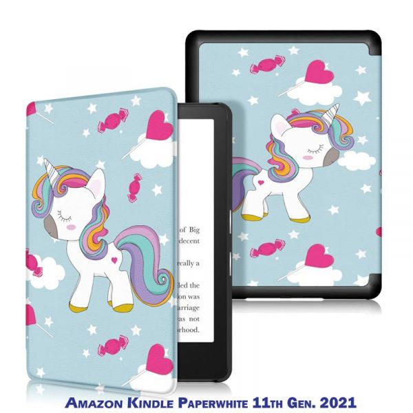 �����-������ BeCover Smart ��� Amazon Kindle Paperwhite 11th Gen. 2021 Unicorn (707217) - �������� 1