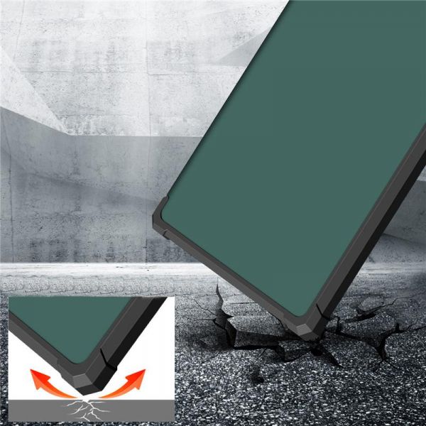 �����-������ BeCover Ultra Slim Origami ��� Amazon Kindle Paperwhite 11th Gen. 2021 Dark Green (707220) - �������� 4