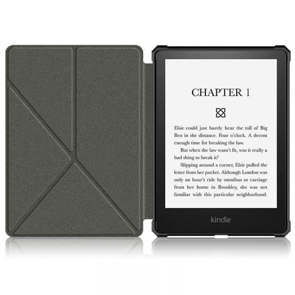�����-������ BeCover Ultra Slim Origami ��� Amazon Kindle Paperwhite 11th Gen. 2021 Gray (707221) - �������� 2
