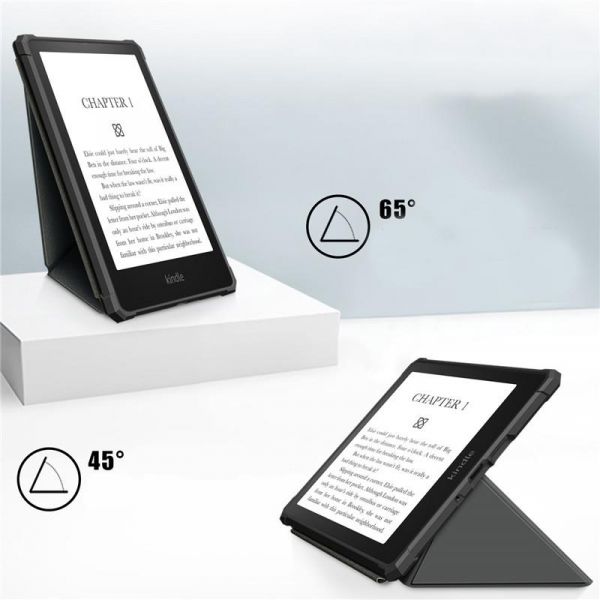 �����-������ BeCover Ultra Slim Origami ��� Amazon Kindle Paperwhite 11th Gen. 2021 Gray (707221) - �������� 3